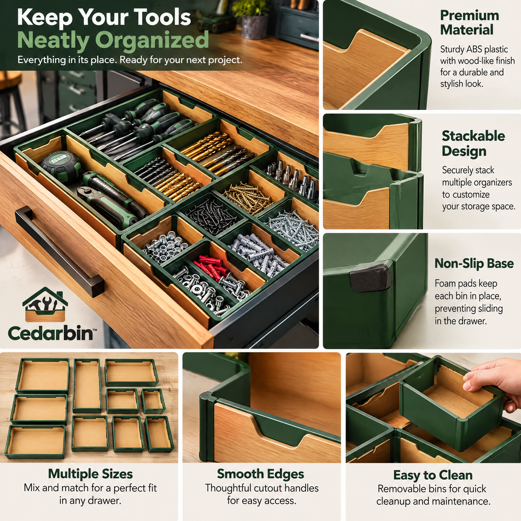 Workbench Drawer Organizer