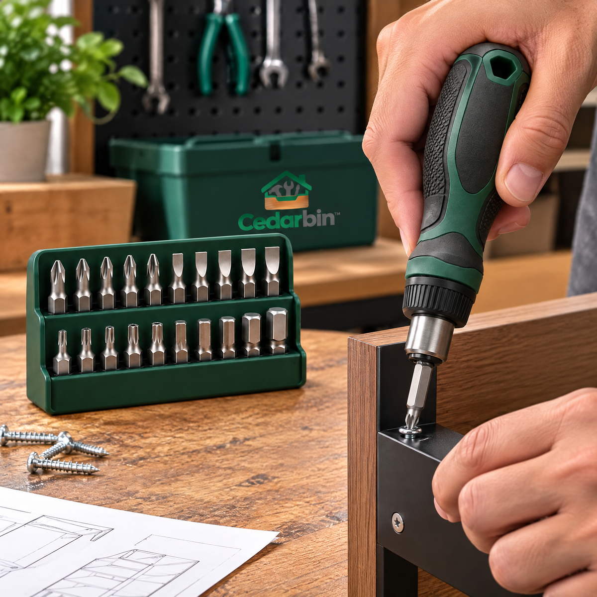 Magnetic Screwdriver Handle Set