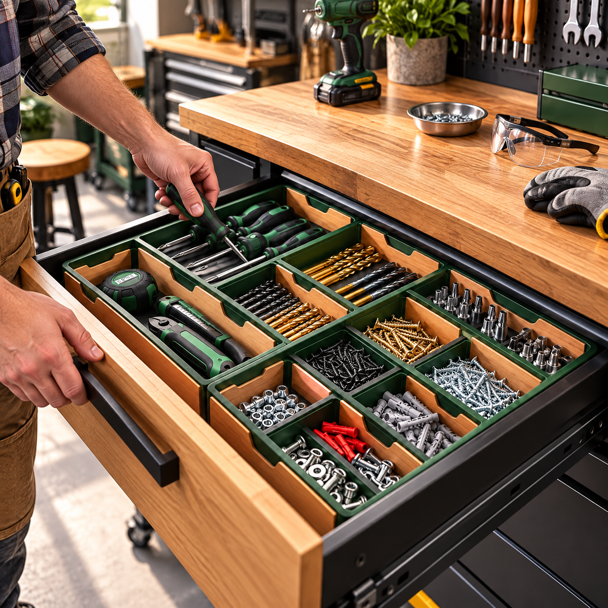 Workbench Drawer Organizer