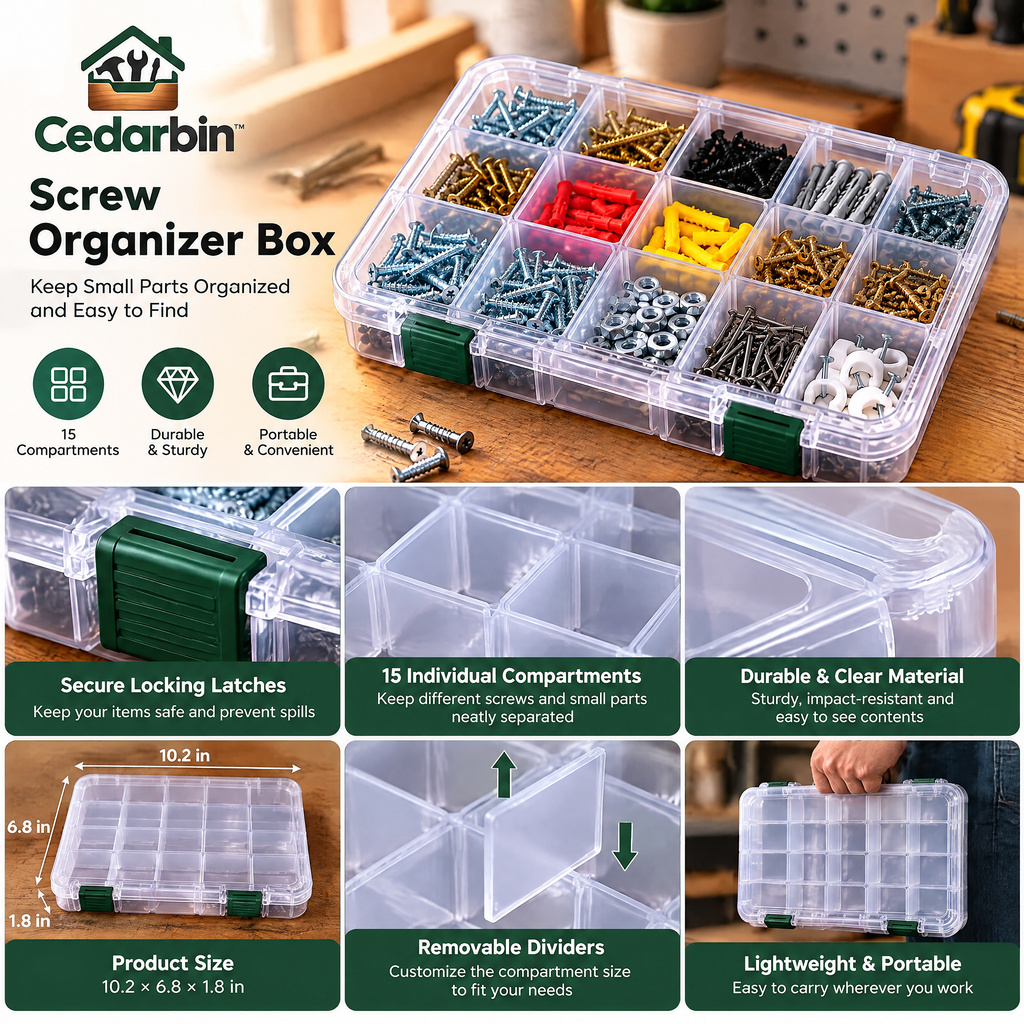 Screw Organizer Box