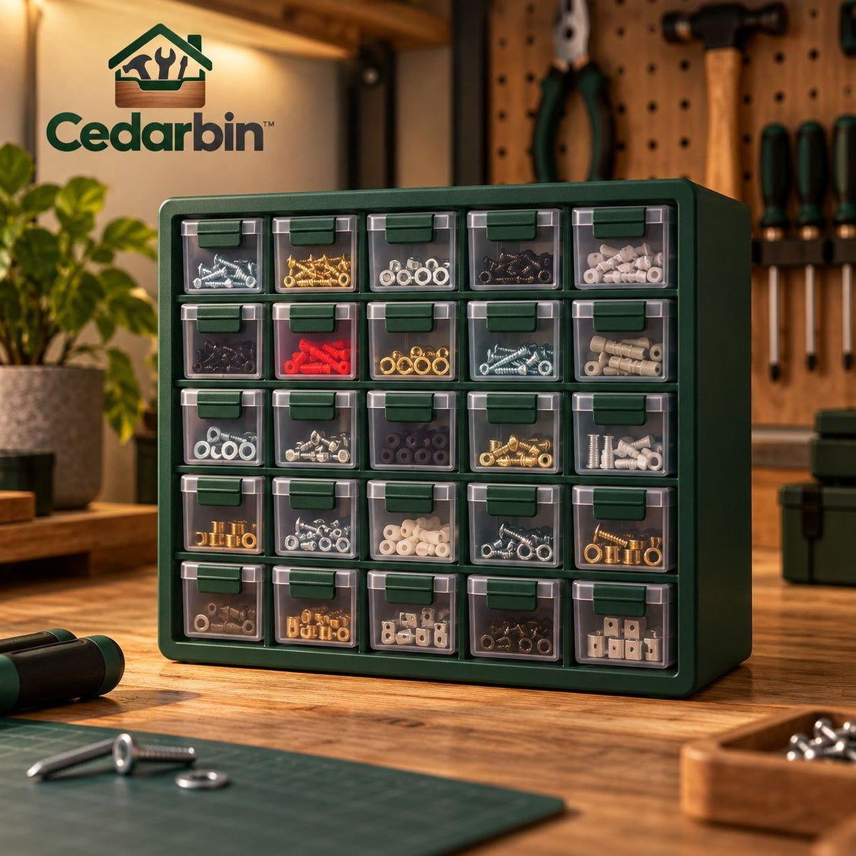 Small Parts Storage Cabinet