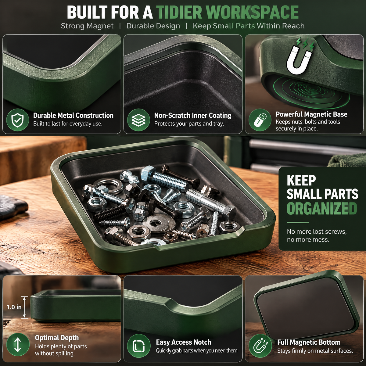 Magnetic Parts Tray